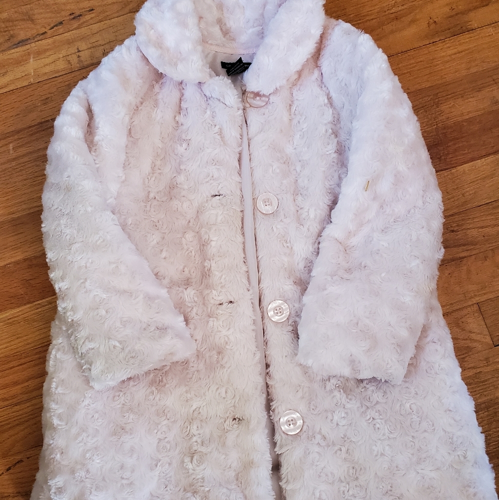 Calvin Klein light pink winter coat